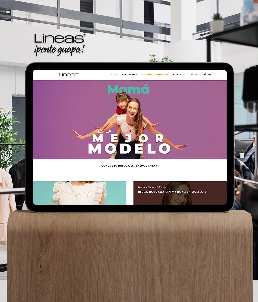 Sitio Web LINEAS