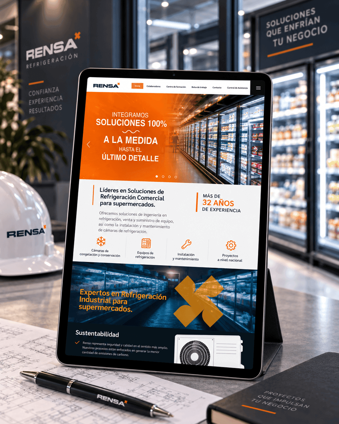 Sitio Web RENSA Refrigeración